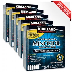 Kirkland Minoxidil 5% Men Hair Regrowth  5 PACK THANKSGIVING