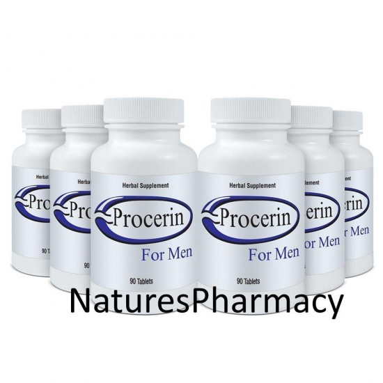 Procerin Tablets Hair Re Growth for Men, 6 - 90 tablet Bottles