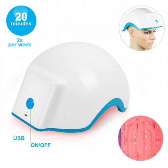 80Point Laser Hair Loss Regrowth Growth Treatment Cap Helmet Therapy Alopecia US