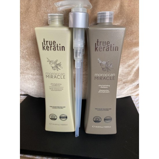 True KERATINE shampoo and conditioner sulfate free