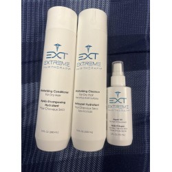 EXT Extreme Hair Therapy  EXT Moisturizing Cleanser & Conditioner 10oz & Bonus