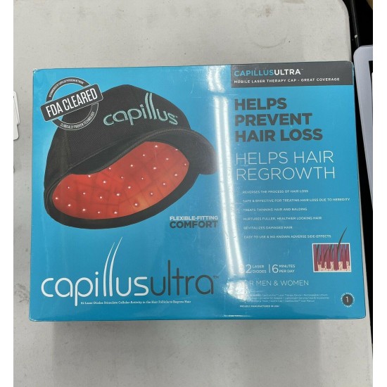 Capillus Ultra Laser Therapy Cap For Hair Regrowth Prevents Hair Loss SEALED