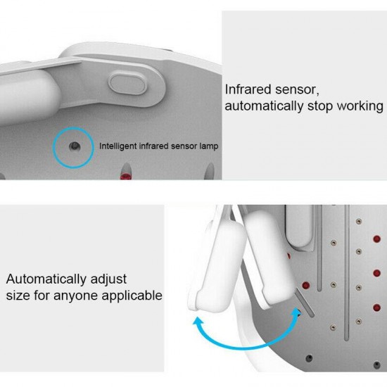 Hair Loss Infrared Therapy Laser Cap LLLT Laser Hair Regrow/Growth System Helmet