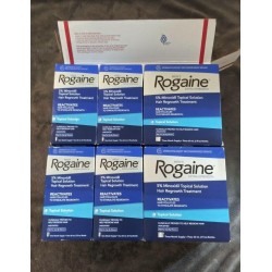 Lot of Men’s Rogaine Extra Strength Topical Solution 5% Minoxidil 10 Months Sply