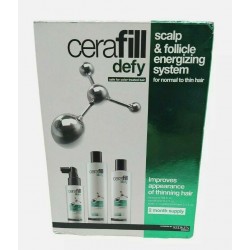 Redken Cerafill Defy Kit - Shampoo 9.8 oz - Conditioner 8.3 oz - dense fx 4.2 oz