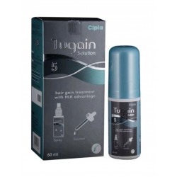 10 Pack Tugain5% Solution by Cipla Hair Loss Baldness Regrowth Promoter Men HLK