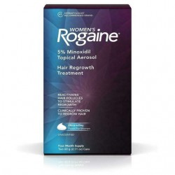 Rogaine Women's Hair Regrowth Treatment, 4 Month Supply, 2.11 oz cans, 2 ea 4pk