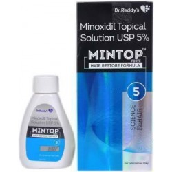 Mintop By Dr. Reddy 5 % Topical Solution USP (60 ml) ( Pack of 5)