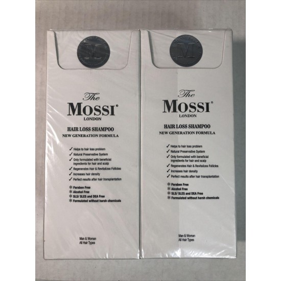 2X The Mossi London - Hair Loss Shampoo (New Generation Formula) Double Set