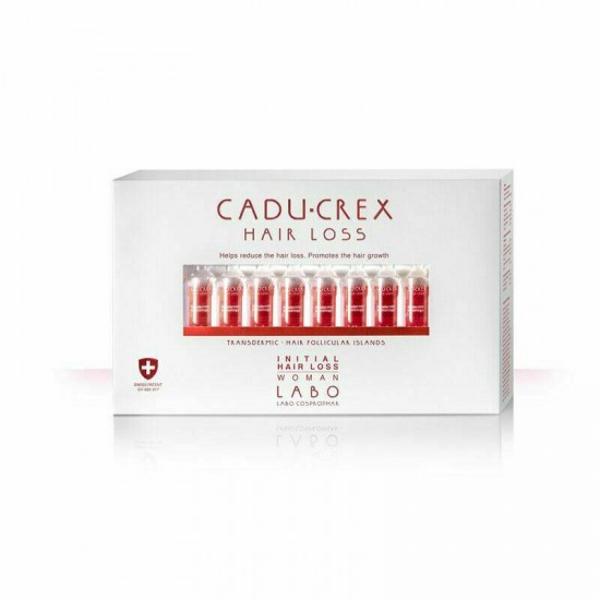 Cadu-Crex Reduces Hair Loss Promotes Hair Growth For Women In 20 or 40 Vials