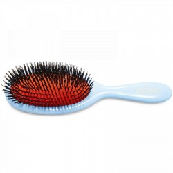 Mason Pearson B2 Extra Small Pure Bristle Hair Brush - Blue - Made in England