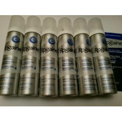 (6) ROGAINE 5% Minoxidil Topical Foam Sealed MENS 6 Month Supply 2.11oz 6 cans