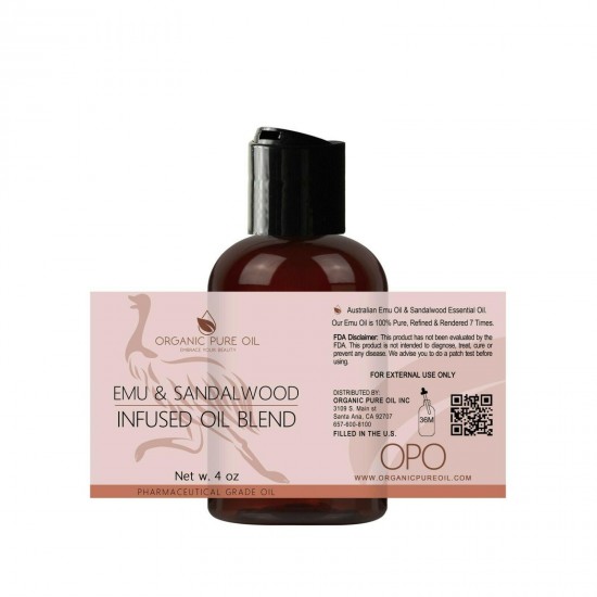Sandalwood beard oil emu oil blend 100 natural mix creamy hair grow hydrate bulk