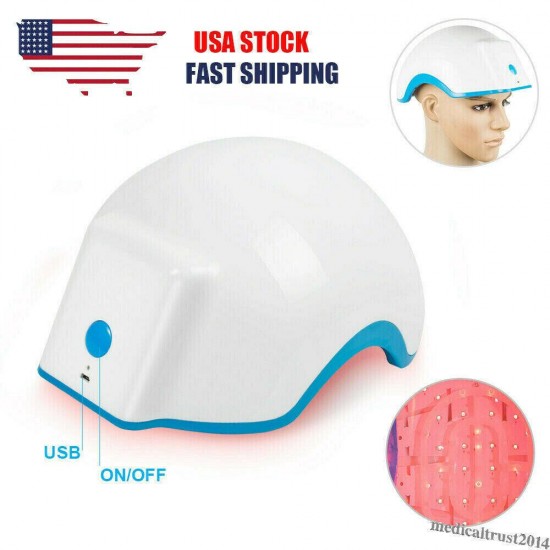 Hair Loss Therapy Growth Helmet Regrowth Cap Laser Treatment Alopecia Machine