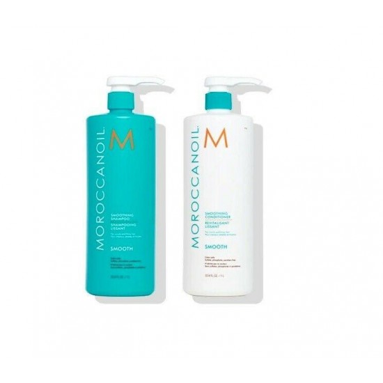 **NEW** Moroccanoil Smoothing Shampoo Conditioner Liter Duo 33.8 oz
