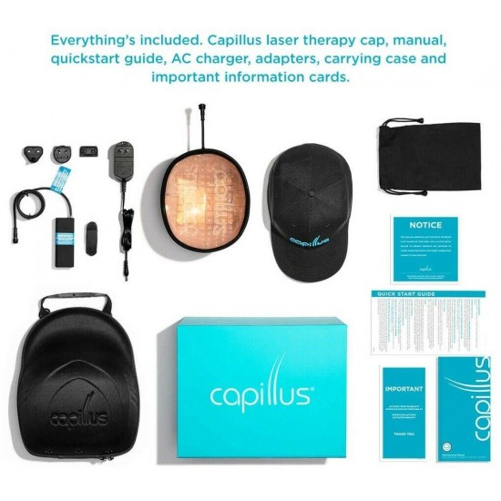 Capillus Ultra Laser Therapy Cap For Hair Regrowth Prevents Hair Loss New