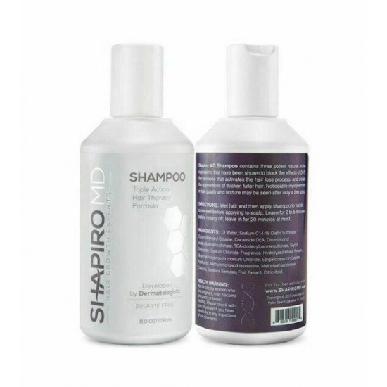 Shapiro Md Shampoo Containing The 3 Most Powerful, All-Natural Dht Blockers For
