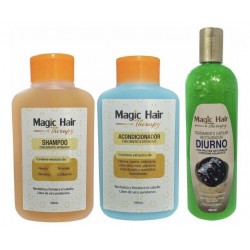 Magic Hair Therapy Intense Growth Shampoo, Conditioner & Day treatment Combo.