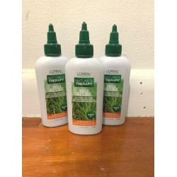 3 L'Oreal Nature's Therapy Mega Relief Scalp Care Leave-In Tonic 4 Oz. Each