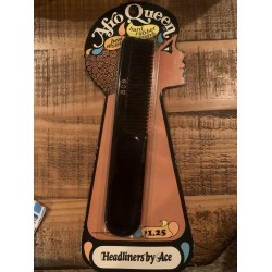 ACE Afro Queen, (Original packaging, New 50 Years Old) genuine hard rubber comb