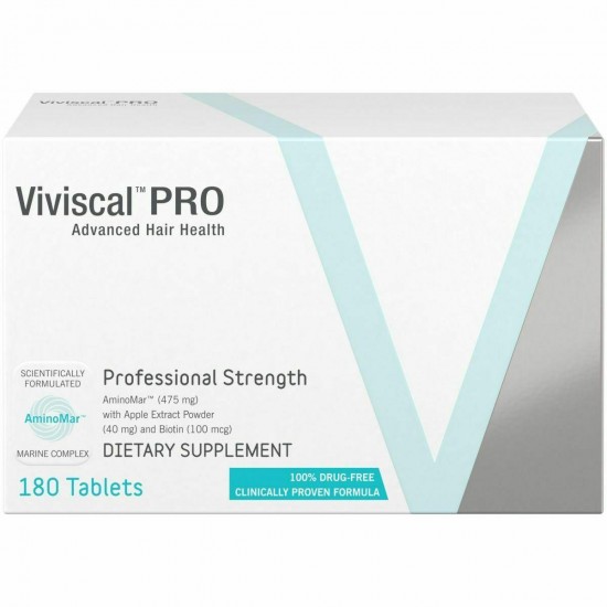 Viviscal PRO Professional Hair Growth Supplement  180 or 60 Tablets MADE IN USA