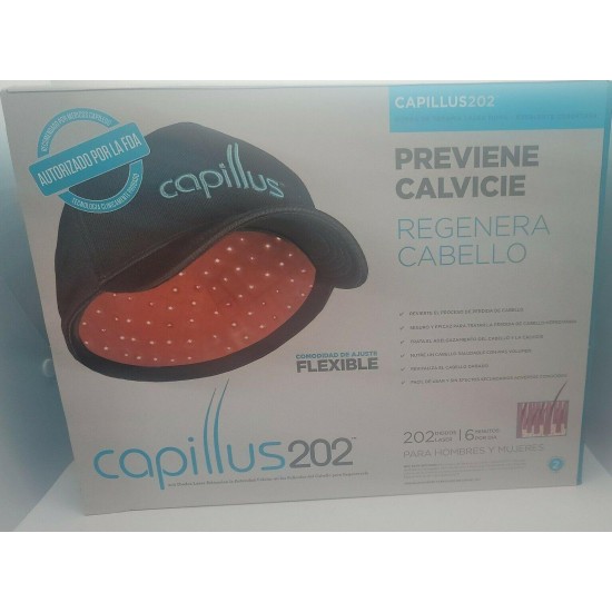 Capillus Plus 202 Laser Therapy Hair Regrowth/Prevention Cap Hat For Men & Women