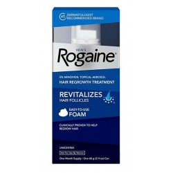 Men's ROGAINE Hair Regrowth Unscented Foam - 6 months supply