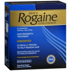 Rogaine Men's Extra Strength Unscented 6 oz (Pack of 2)