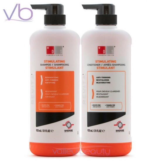DS LABORATORIES High Performance Revita Shampoo & Conditioner Set, New Packaging