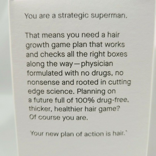 NEW Nutrafol Men's Hair Growth Supplement 3 Bottles 360 Capsules Exp 3/23