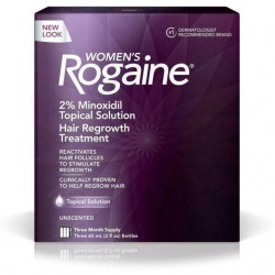 4x Women's Rogaine 2% Minoxidil Topical Solution Hair Regrowth 3 Month Supply