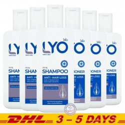 Lyo Shampoo x 3 + Conditioner x 3 Hair Loss Treatment Hair Strengthen & Regrowth