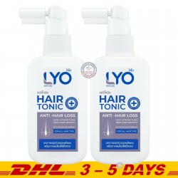 Lyo Hair Tonic Hair Loss Treatment Hair Strengthen & Regrowth 100ml pack of 2