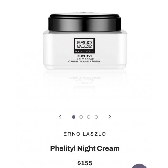 Erno Laszlo Hydrate & Nourish Phelityl Night Cream 1.7 oz FULL SIZE PLUS BONUS!