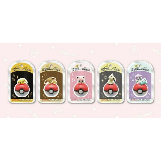 Pokemon Lip Balm Collection 2 Pocket Monster Japan Limited