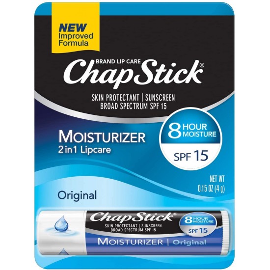 ChapStick Moisturizer Original 0.15oz Sunscreen Lip Balm Bulk Wholesale