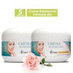 5 Cremas Rejuvenecedoras Día Limpieza Facial Profunda Células Madre 100% NATURAL