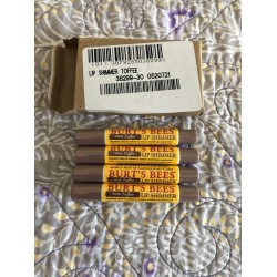 Burt's Bees Lip Shimmer Toffee Sealed Discontinued Hard to Find-4 Pack!