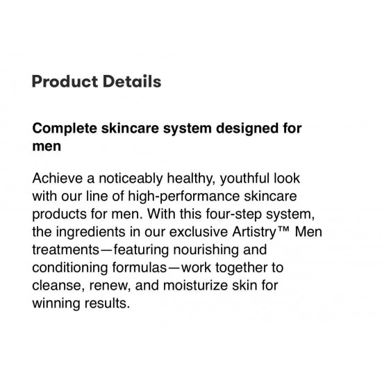 Artistry™ Men System