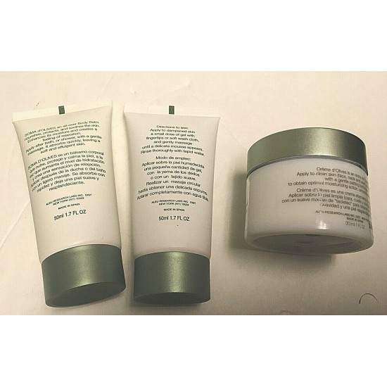 SOMA D'OLIVES FACE MOISTURIZING, CLEANSING GEL & BODY BALM NIP made in SPAIN!