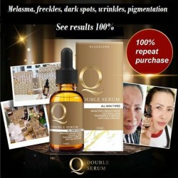 NEW!! Q double serum,whitening  reduce freckles, wrinkles, size 30 ml / 1 oz