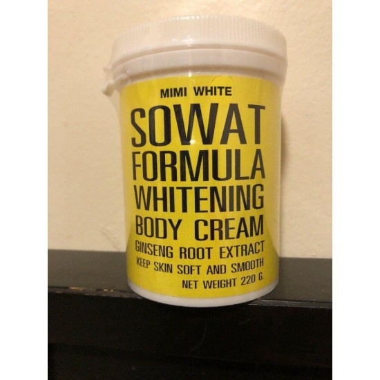 Mimi White Sowat Formula Whitening Body Cream. 220ml.  USA SELLER