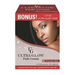 6 Pack Ultra Glow Fade Cream Normal Skin Large 4 oz Jar Bonus 1.25 oz Soap