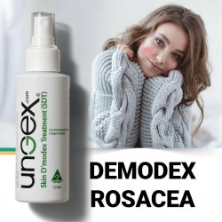 Treat Demodex Infestation Hair Face Body Demodicosis Mites Acne Rosacea Hairloss