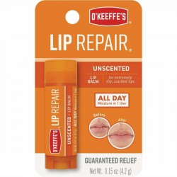 O'Keeffe's Original Unflavored Lip Balm, 0.15 Oz. K0700108 Pack of 36