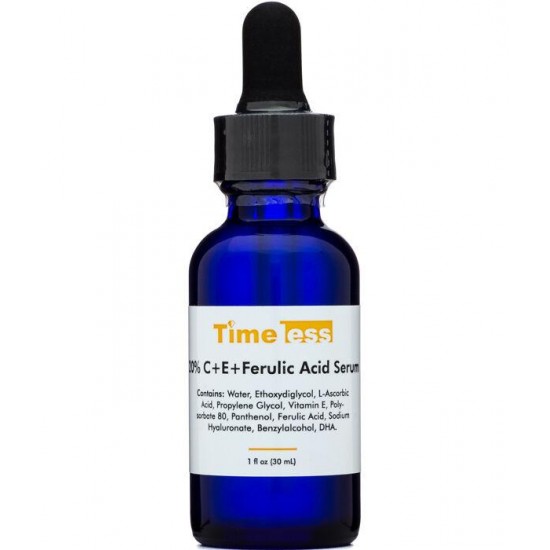 20% vitamin c serum + vitamin e + ferulic acid  1 oz (30 ml ) Timeless skin care