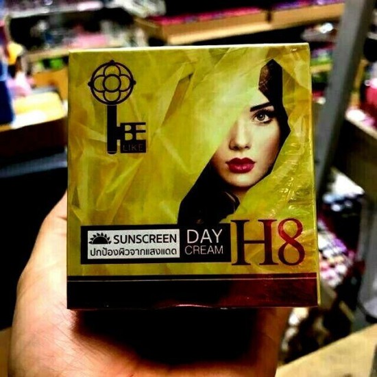 Be-like Sunscreen DayCream H8 protect skin from sunlight during the day 4x15g.
