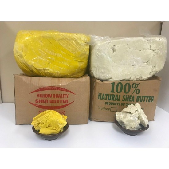 100% RAW AFRICAN SHEA BUTTER Unrefined Organic Pure GHANA Choose SIZE And COLOR