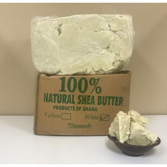 100% RAW AFRICAN SHEA BUTTER Unrefined Organic Pure GHANA Choose SIZE And COLOR