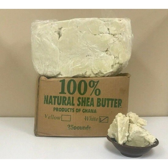 100% RAW AFRICAN SHEA BUTTER Unrefined Organic Pure GHANA Choose SIZE And COLOR